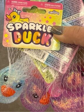 Glitter Bath Duck Toy - 7 in total